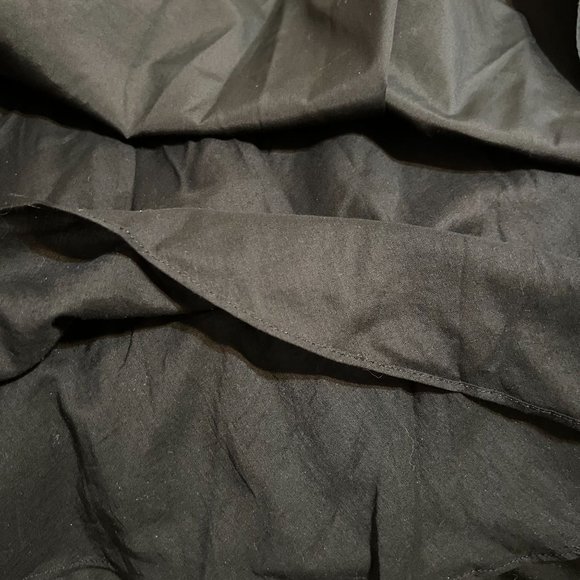 Banana Republic Black Silver Metallic embroidered size 4 - Picture 8 of 16